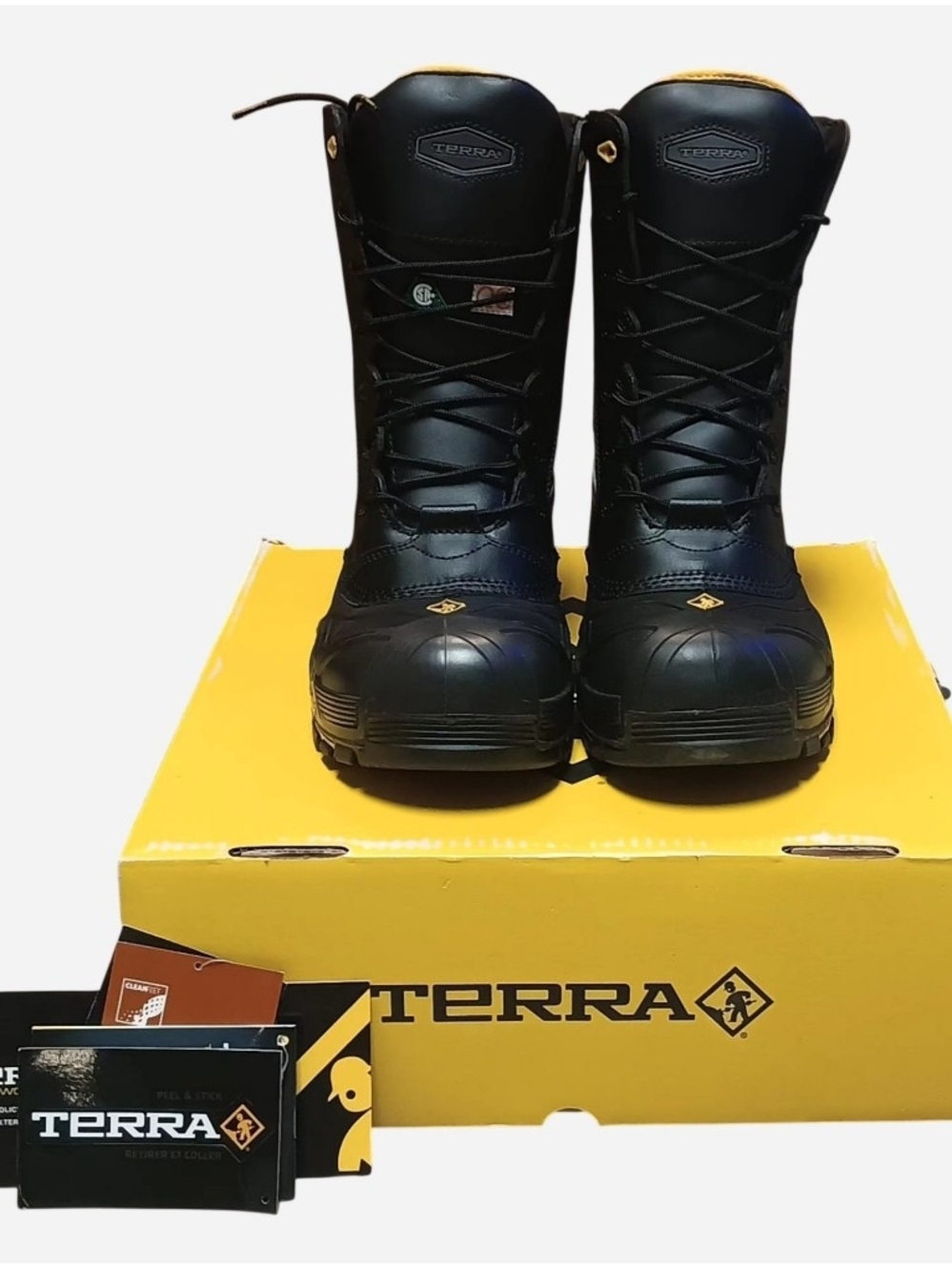 Terra Crossbow Black Work Boots